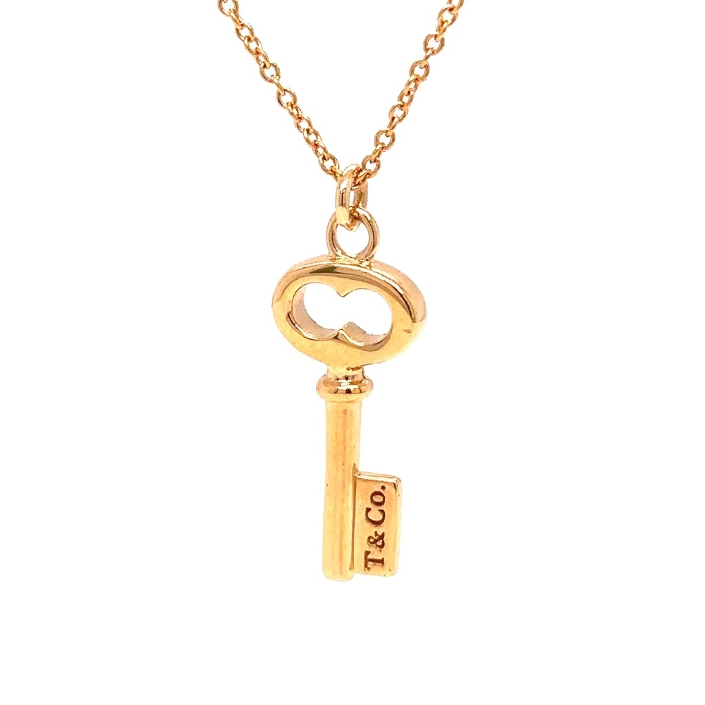 Tiffany & Co Mini Oval Key Pendant - Picture 4 of 10